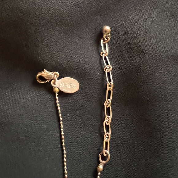 Necklace from express! Gently worn, neutral colors! Matches everything! - Picture 3 of 4